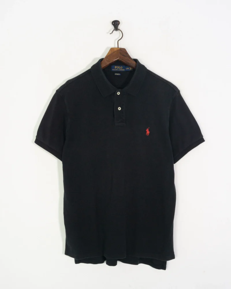 Polo manga corta Ralph Lauren negro L - Imagen 2