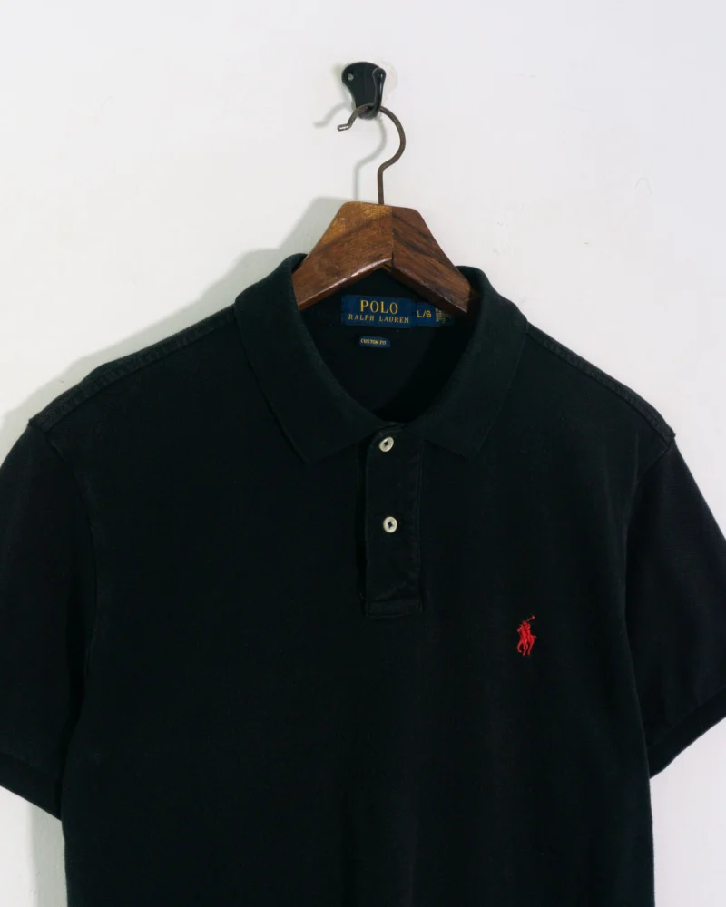 Polo manga corta Ralph Lauren negro L - Imagen 3