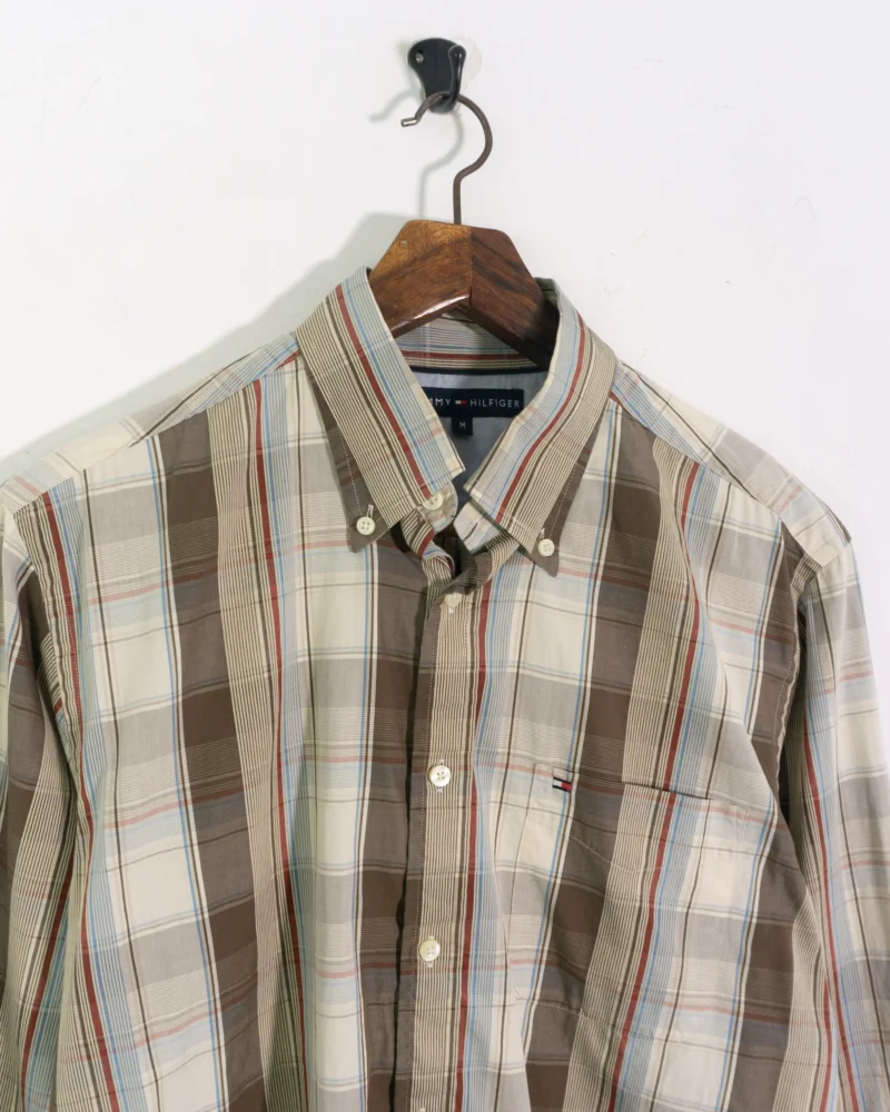 Camisa de cuadros Tommy Hilfiger M - Imagen 3