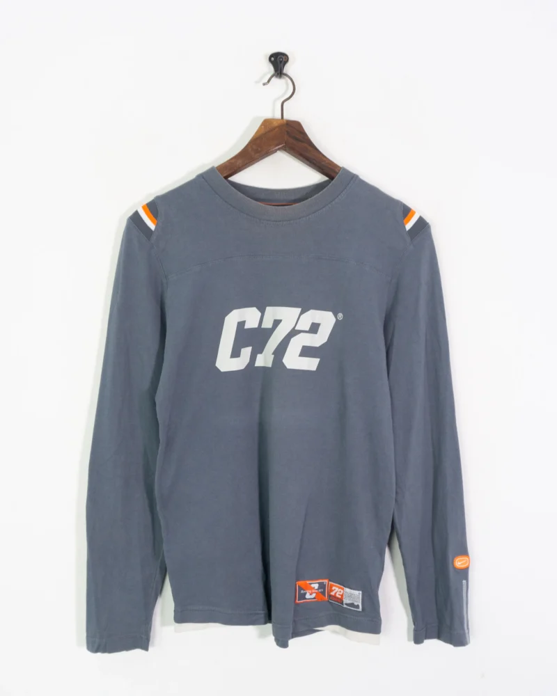Camiseta manga larga Nike cortez vintage 00s gris M - Imagen 2