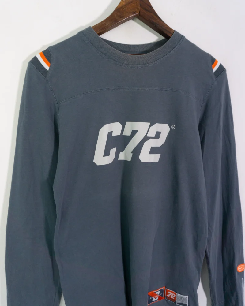 Camiseta manga larga Nike cortez vintage 00s gris M - Imagen 4