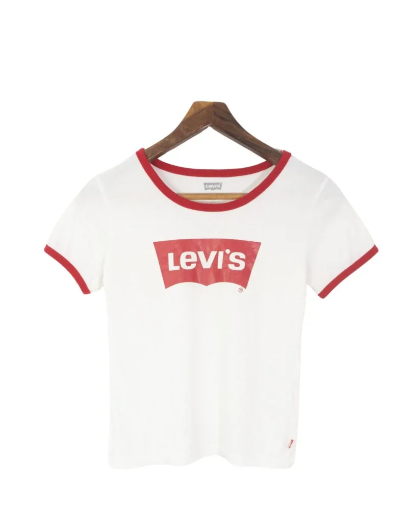 Levis red/white tee S