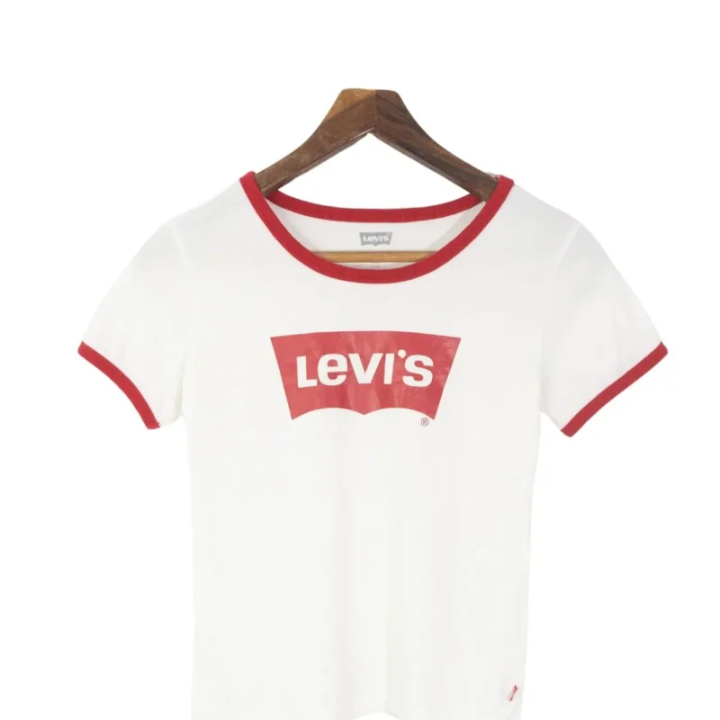Levis red/white tee S