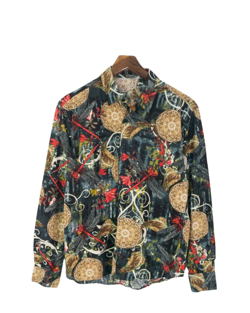 Vintage 90s woman crazy shirt XL