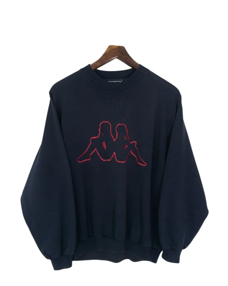 Sudadera Kappa vintage azul marino M