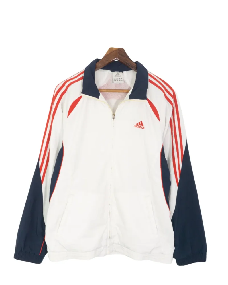 Chaqueta deportiva adidas vintage 00s blanco/azul/rojo L