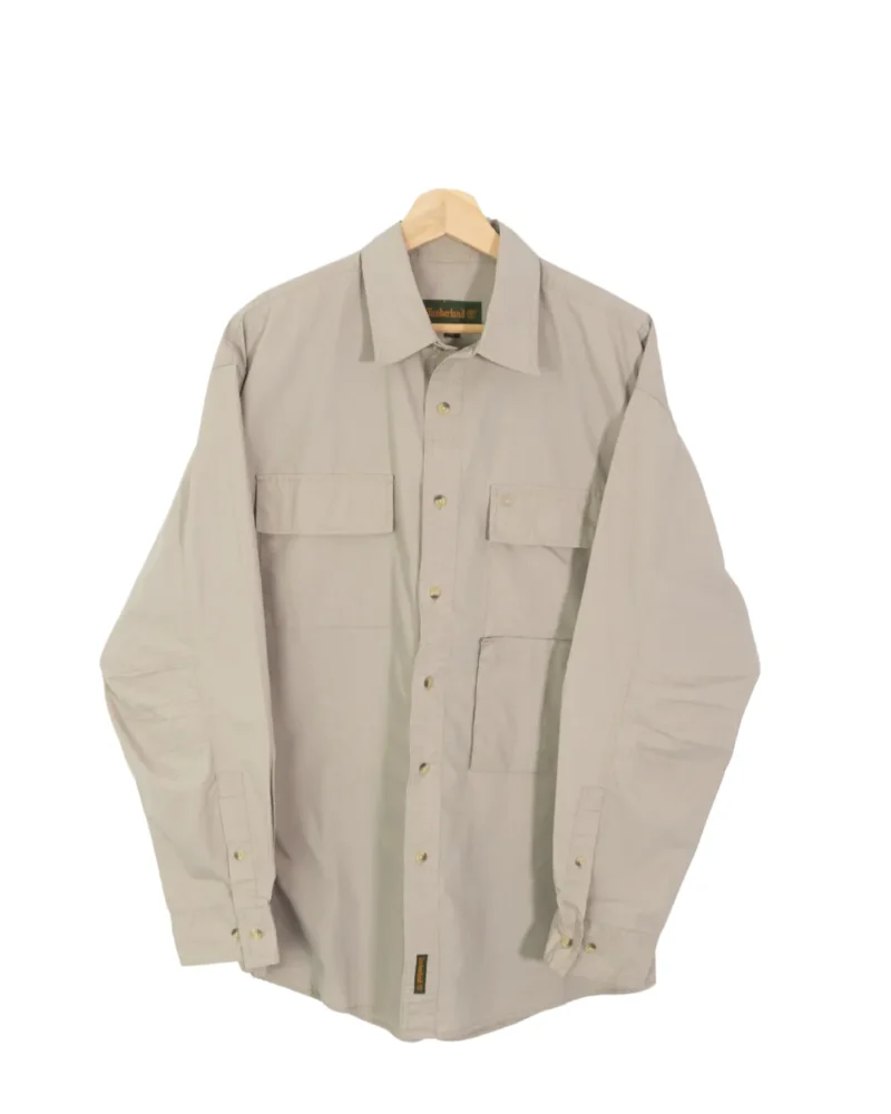 Camisa marrón claro Timberland vintage 00s