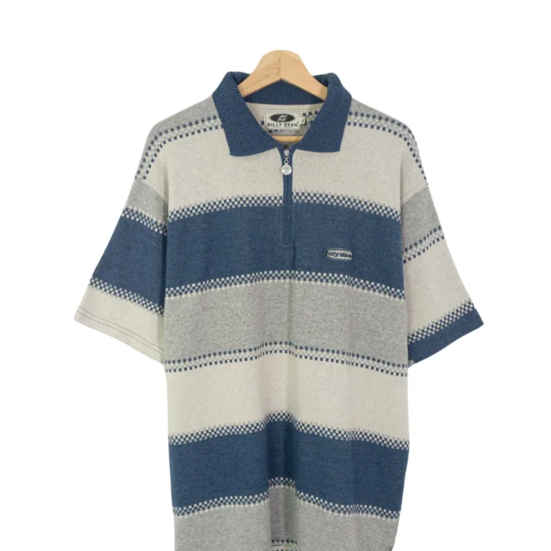 Polo con cremallera Billy Dean vintage 90s XL
