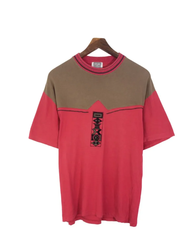Camiseta Frederic Homs vintage 90s verde/rojo L