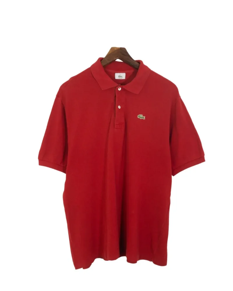 Polo Lacoste vintage 00s rojo XL