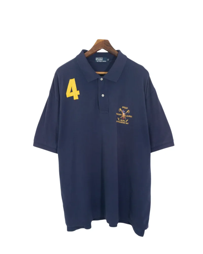 Polo Ralph Lauren vintage 00s azul marino 3XL