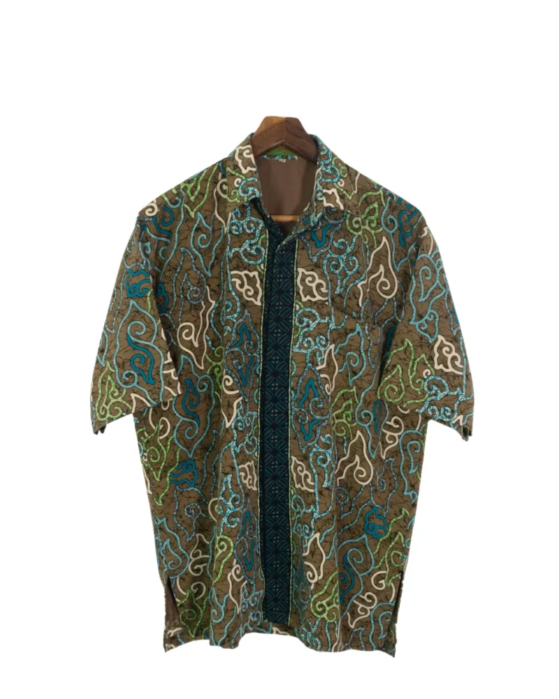 Camisa estampada vintage 90s XL