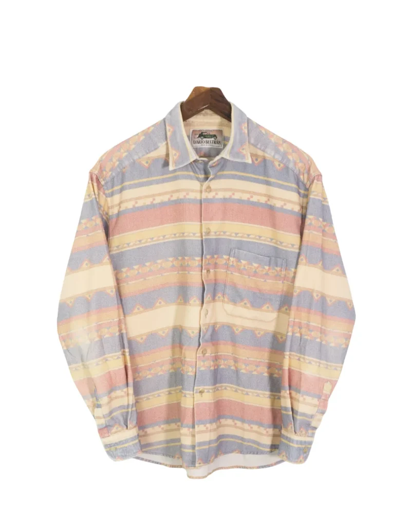 Camisa étnica Dario Beltran vintage 90s L
