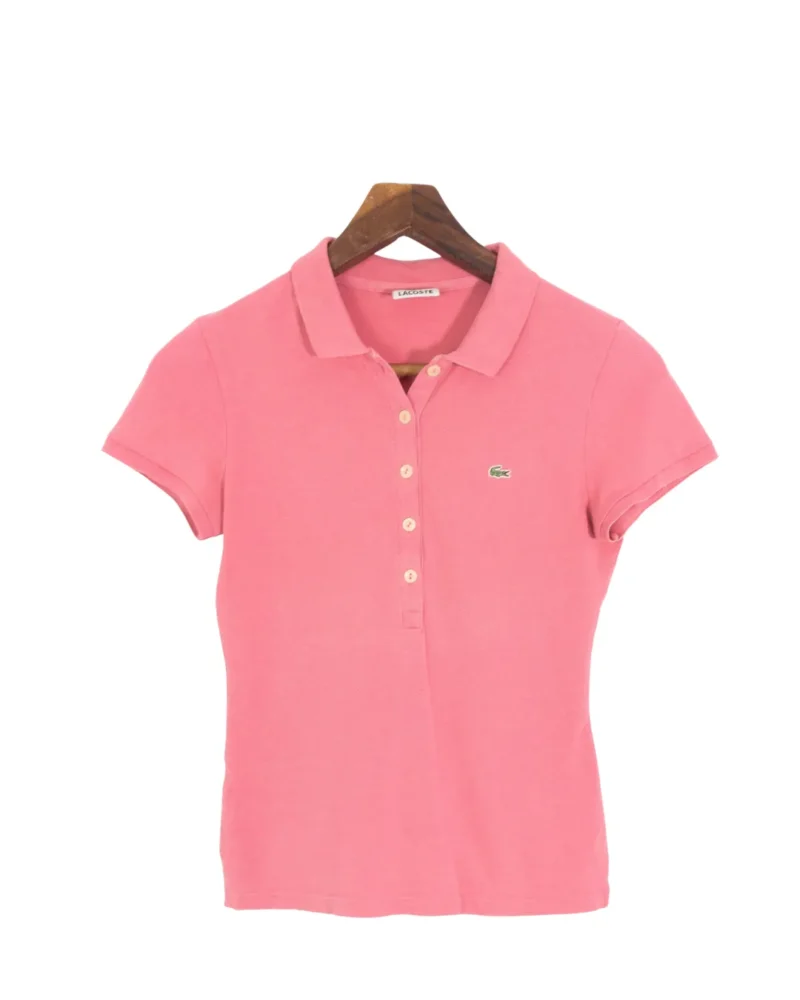 Polo lacoste mujer rosa 36