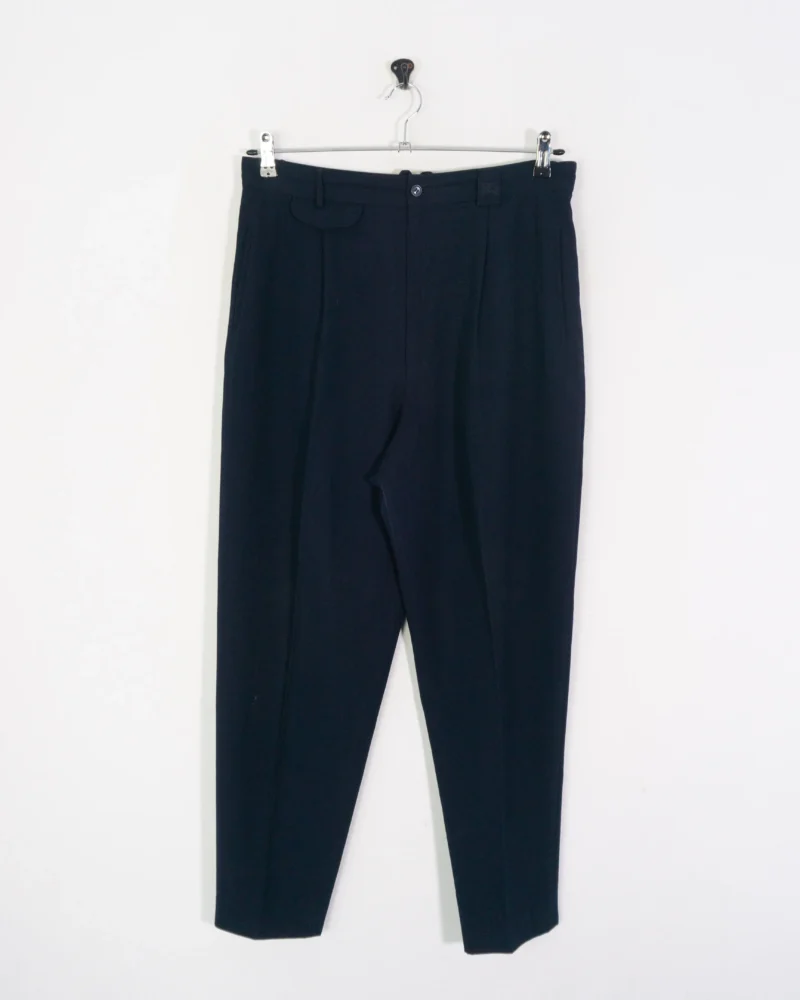 Pantalón Burberrys vintage 00s azul marino 48 - Imagen 2