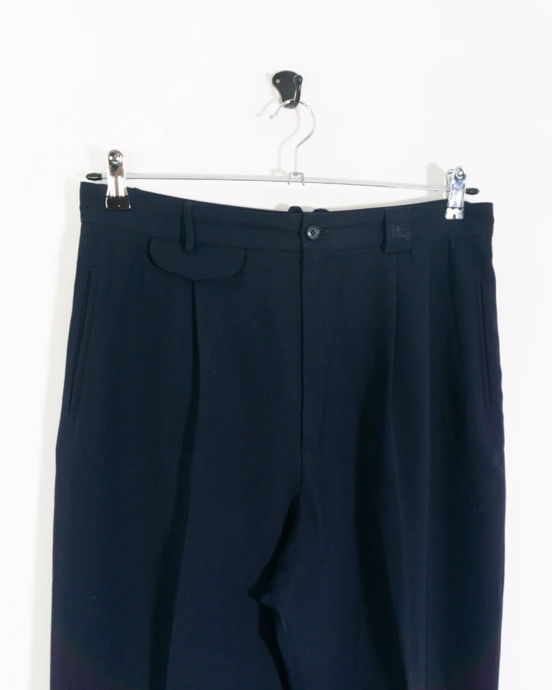Pantalón Burberrys vintage 00s azul marino 48 - Imagen 3