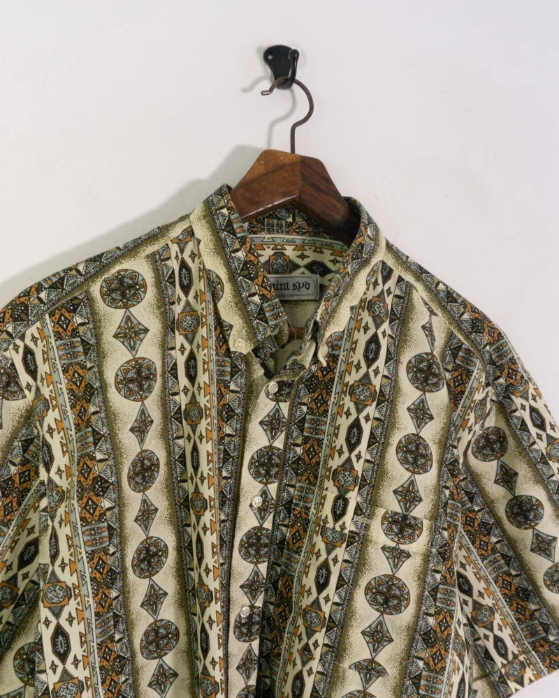 Camisa étnica vintage 90s M - Imagen 3