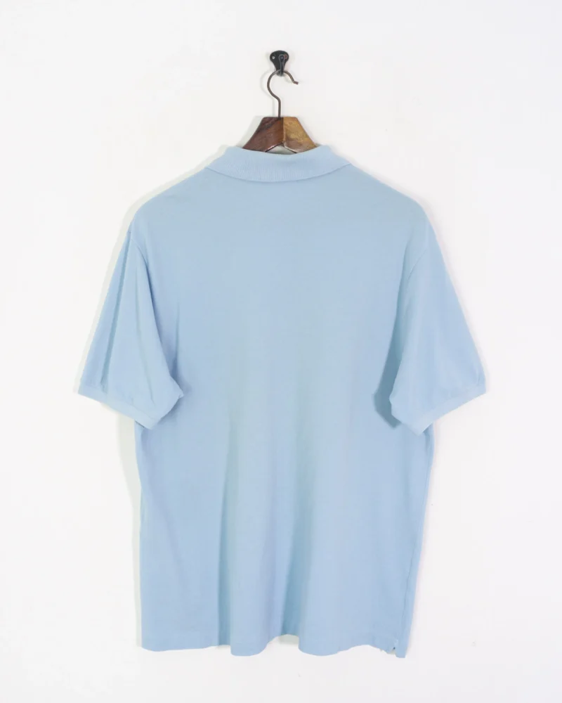 Polo Lacoste vintage 00s azul claro XL - Imagen 4