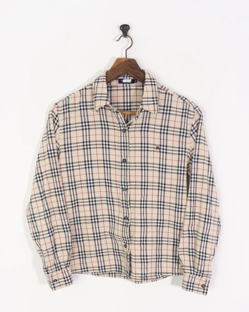 Camisa de mujer Burberrys vintage 90s 42 - Imagen 2