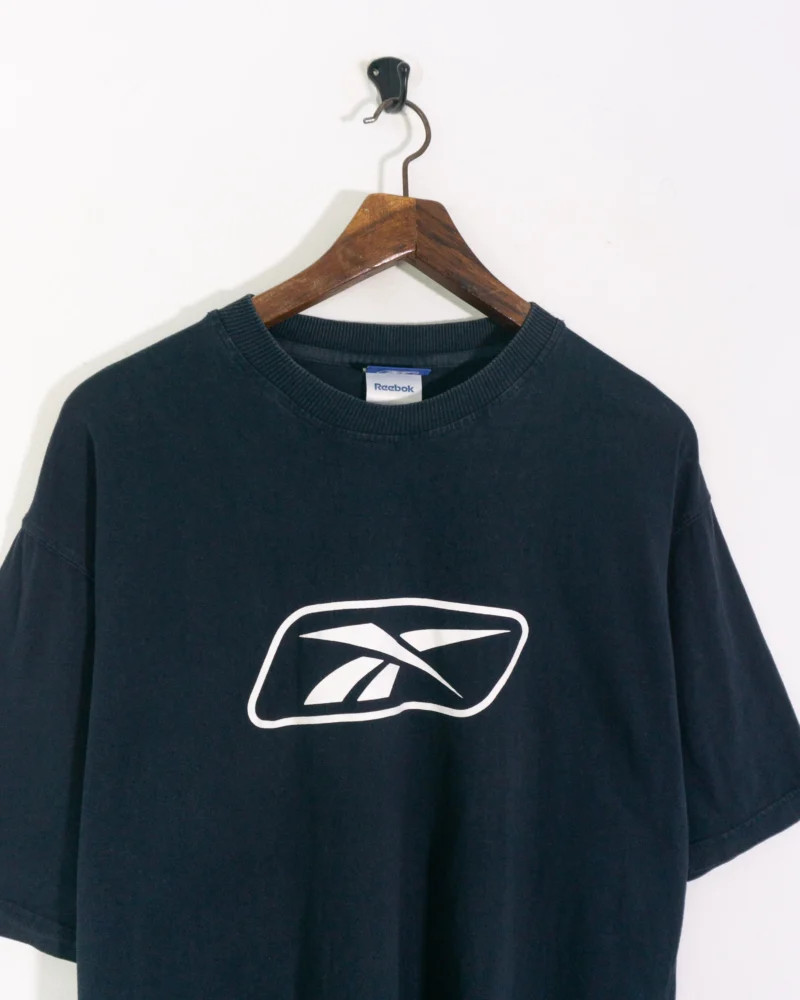 Camiseta Rebbok vintage 00s negra XXL - Imagen 3