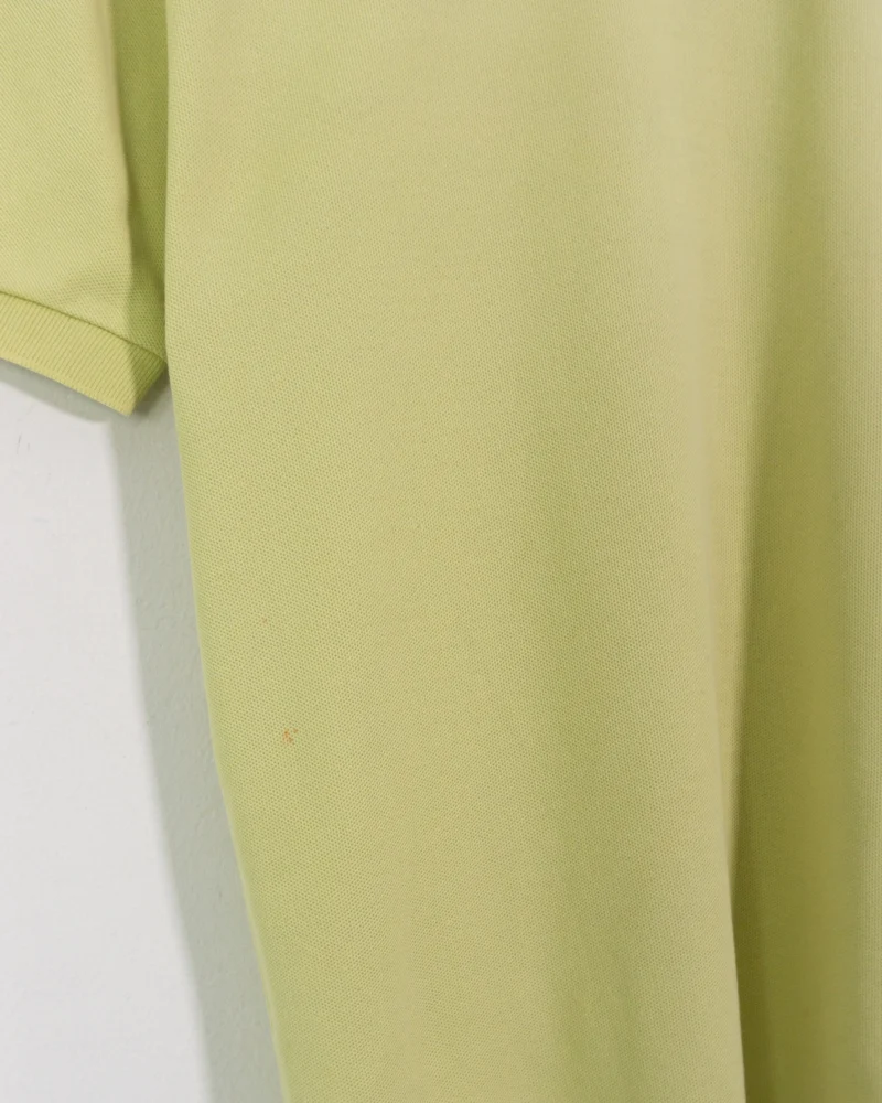 Polo Yves Saint Laurent vintage 00s amarillo claro M - Imagen 4