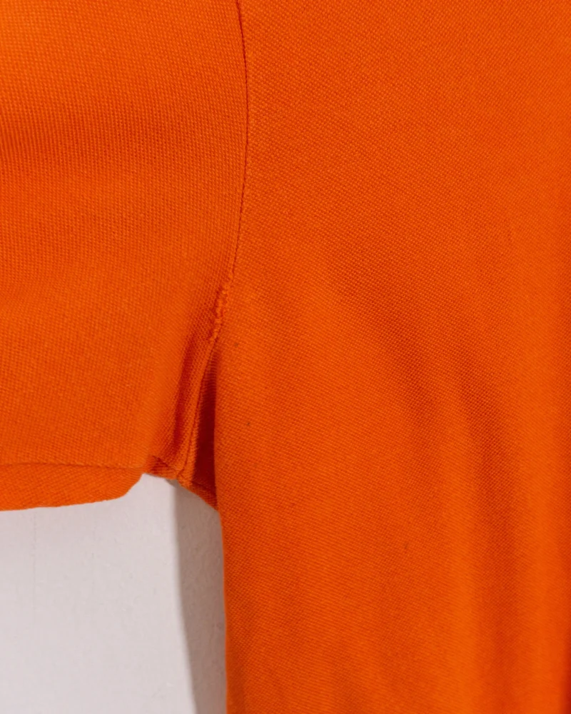Polo Lacoste vintage 90s naranja M - Imagen 6