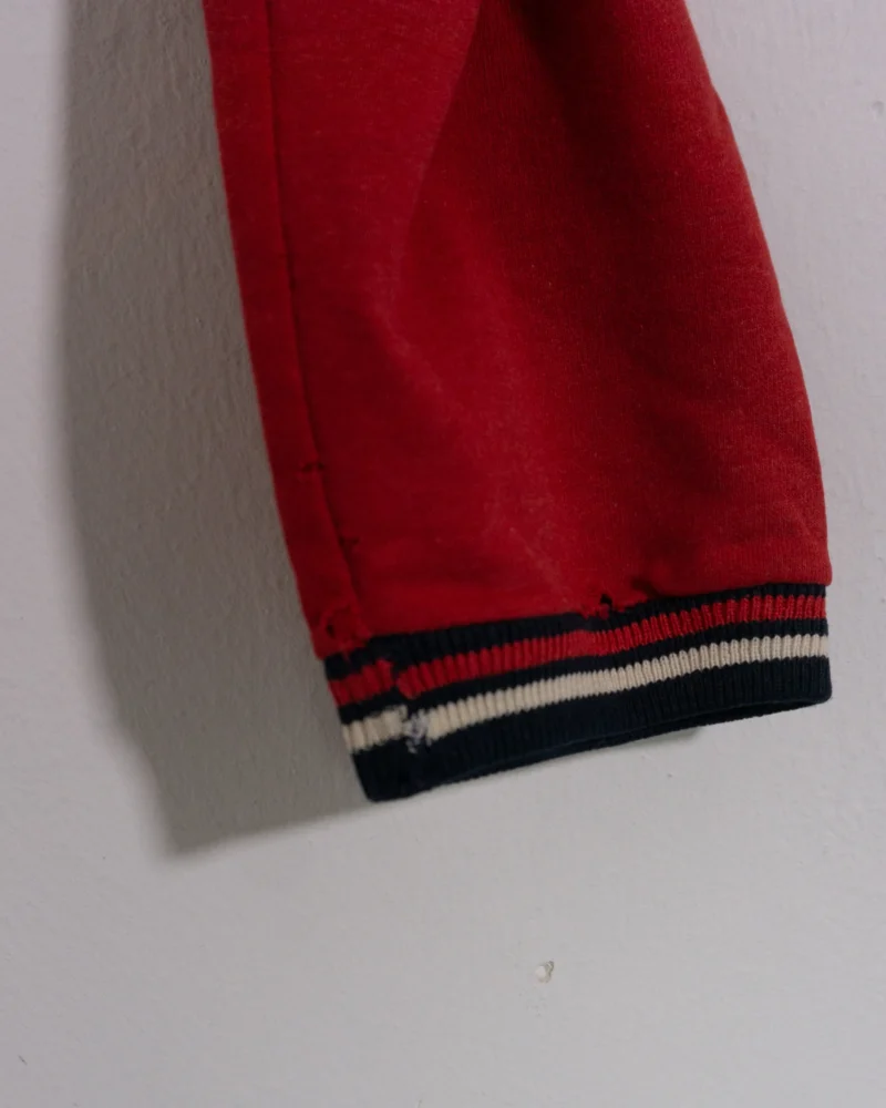 Sudadera vintage print roja M - Imagen 6