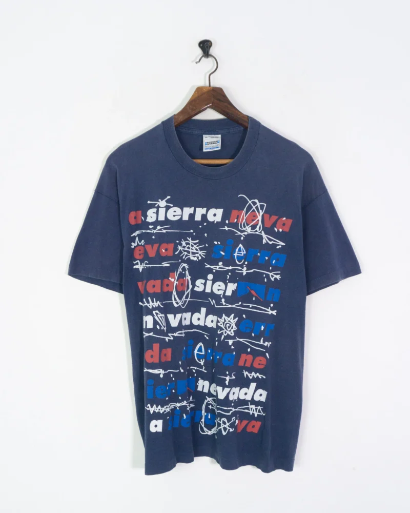 Camiseta Screen stars Sierra Nevada vintage 90s azul marino XL - Imagen 2