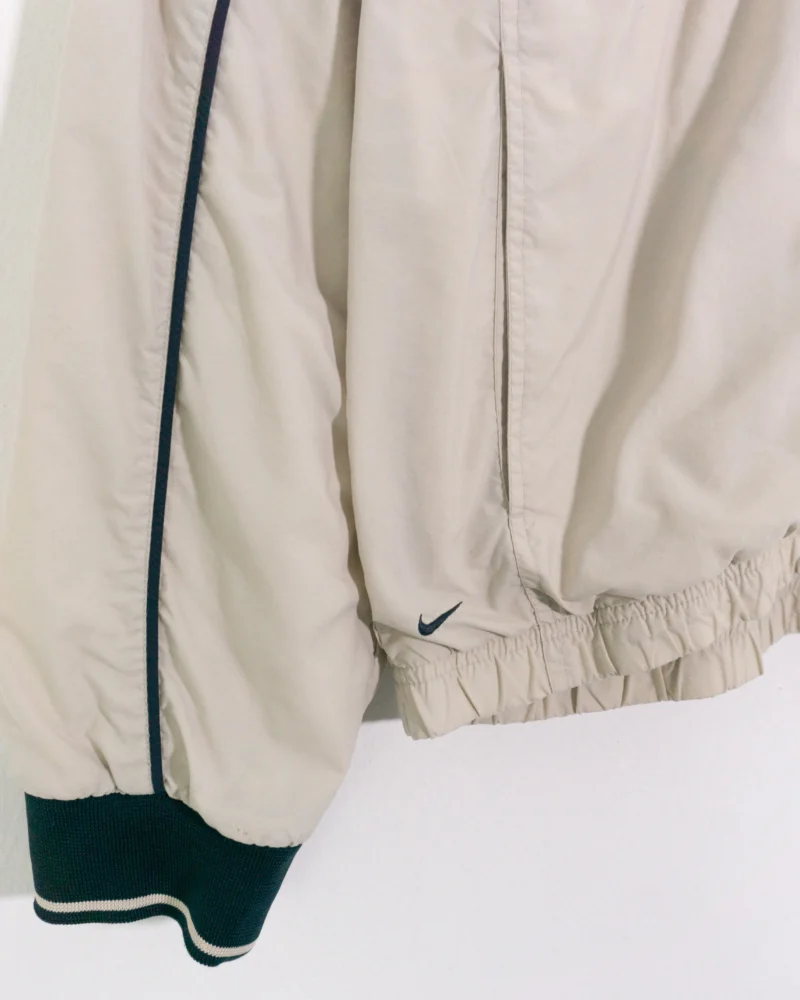 Chaqueta deportiva Nike vintage 00s beige S - Imagen 5