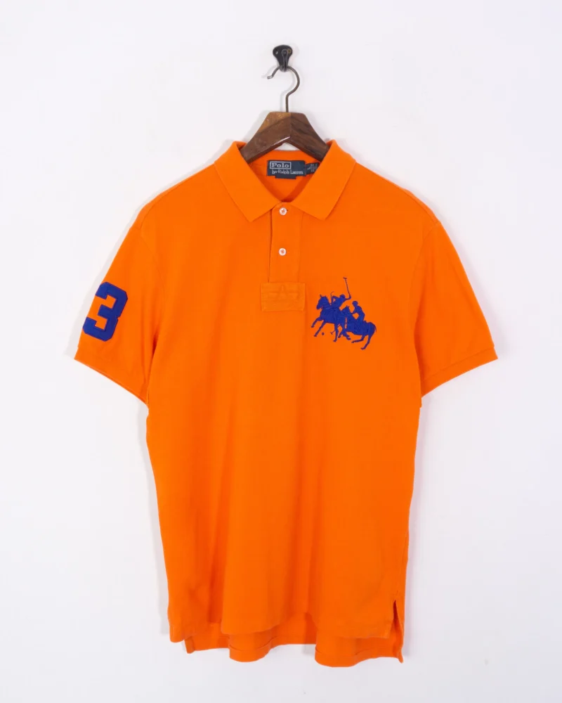 Polo Ralph Lauren vintage 00s naranja XL - Imagen 2