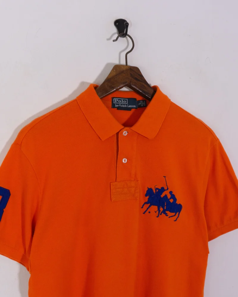 Polo Ralph Lauren vintage 00s naranja XL - Imagen 3