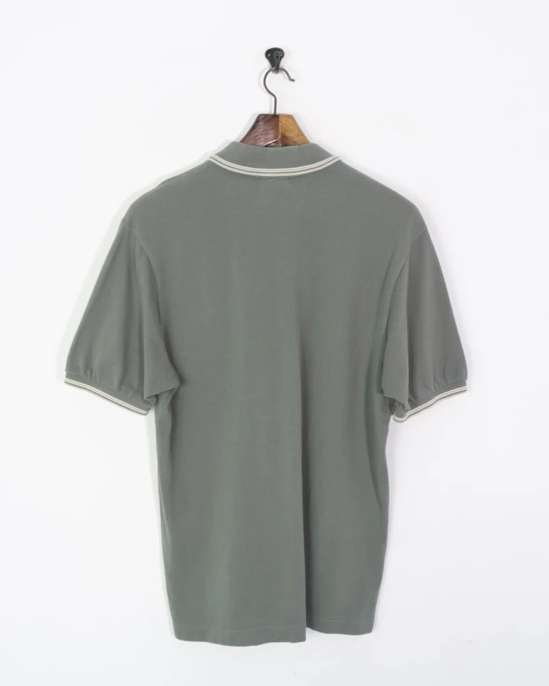 Polo Lacoste vintage 00s verde L - Imagen 4