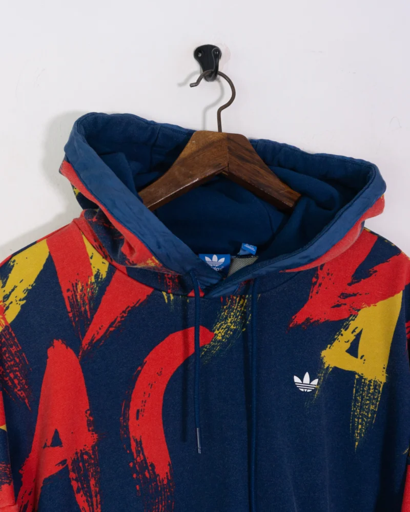 Sudadera adidas azul/rojo/naranja M - Imagen 3