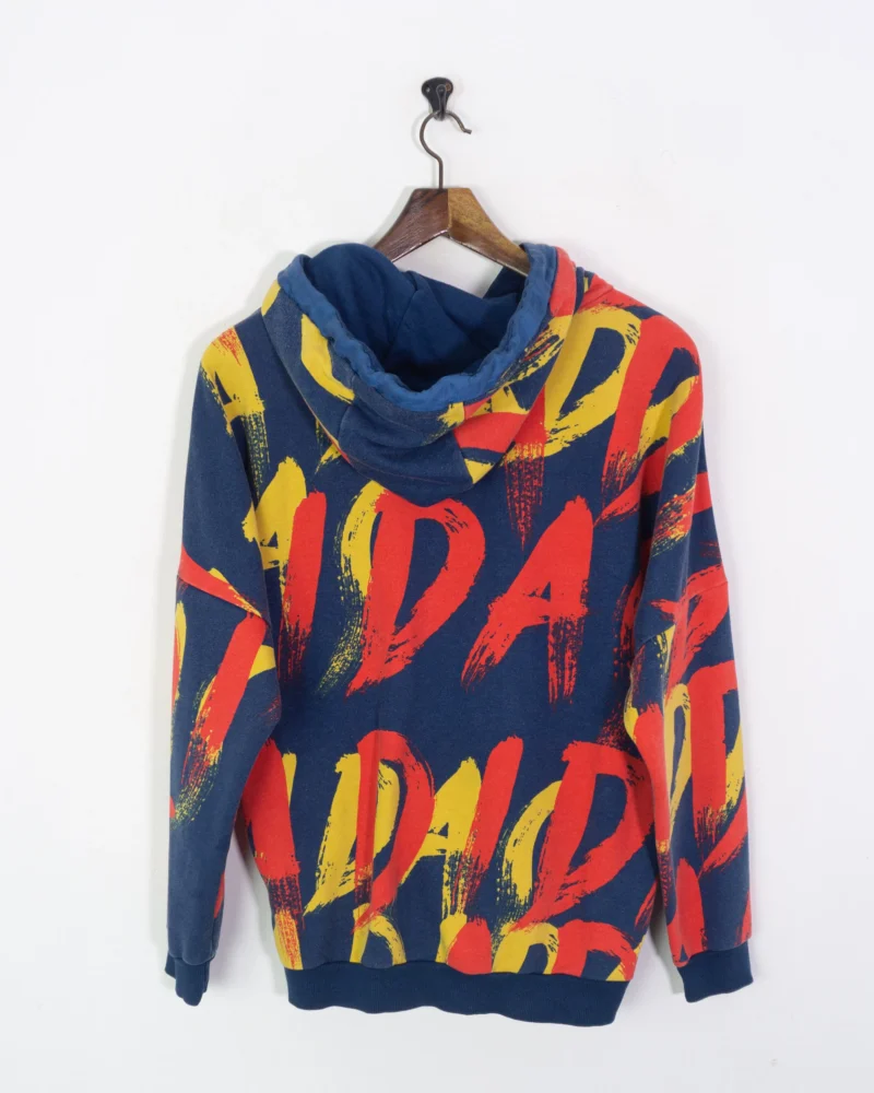 Sudadera adidas azul/rojo/naranja M - Imagen 5