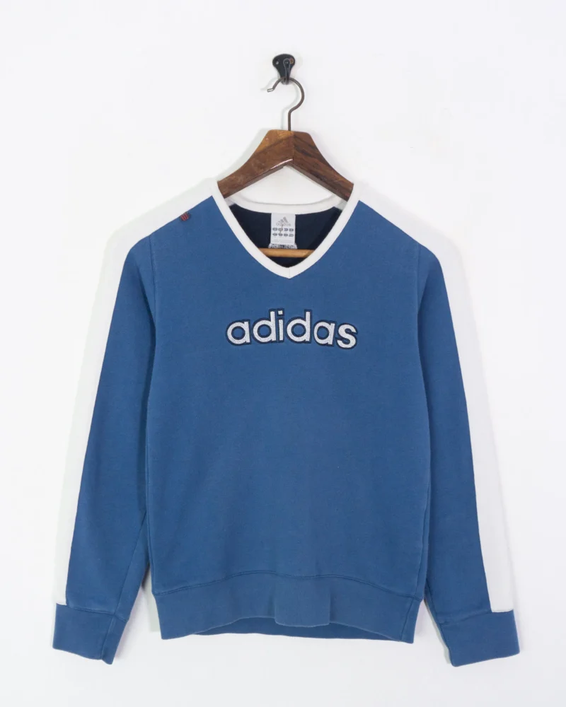Sudadera mujer Adidas vintage 00s azul M - Imagen 2