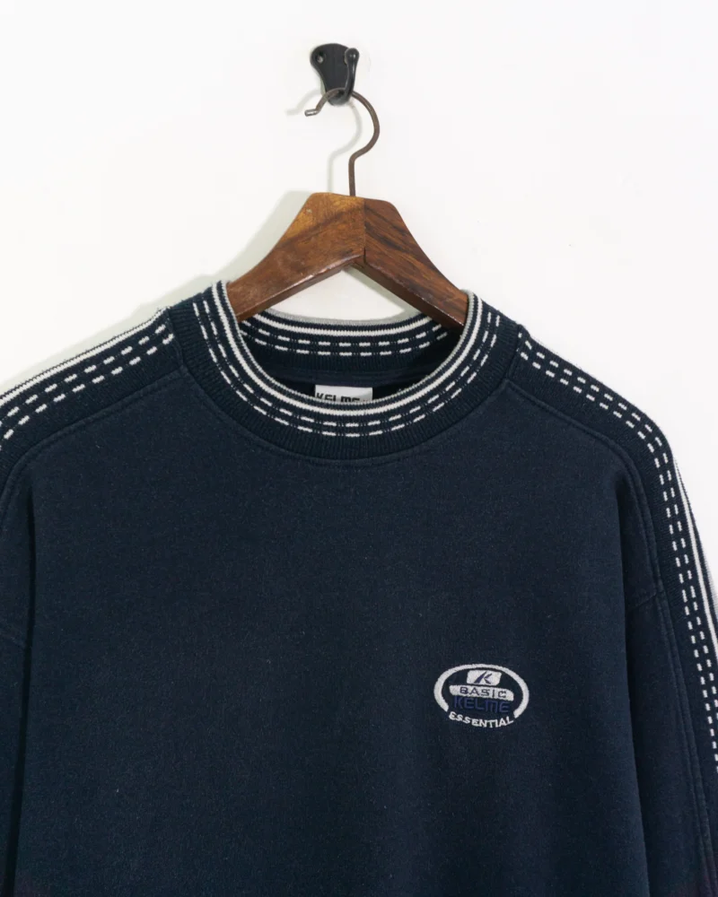 Sudadera Kelme vintage 90s azul marino M - Imagen 3