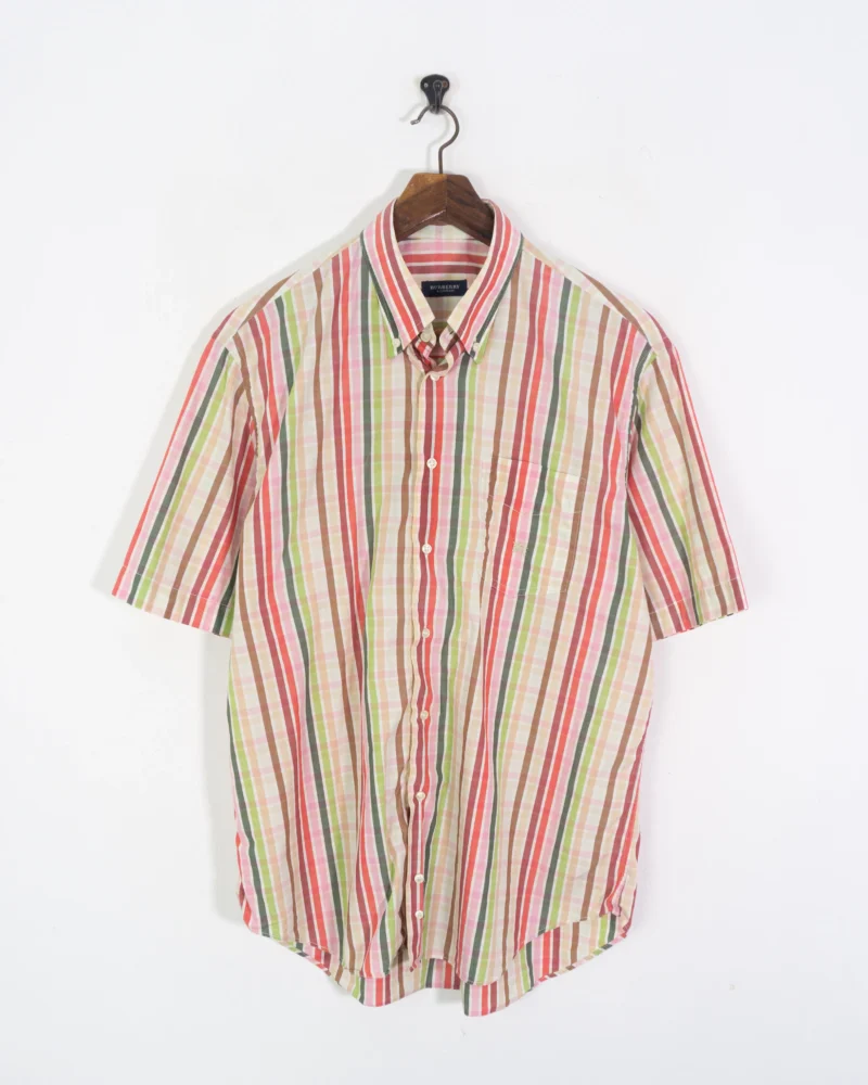 Camisa de rayas Burberrys vintage 00s L - Imagen 2