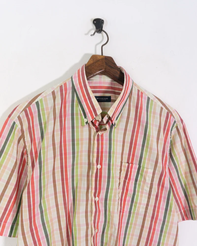 Camisa de rayas Burberrys vintage 00s L - Imagen 3