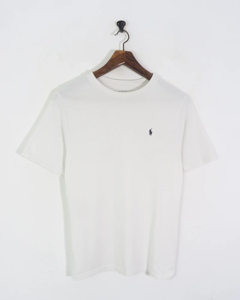Camiseta básica Ralph Lauren blanca S - Imagen 2