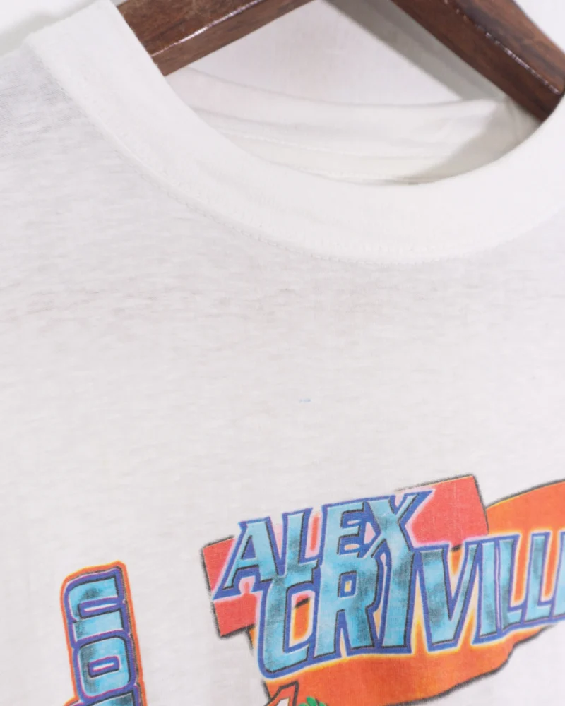 Camiseta Álex crivillé vintage 00s blanca M - Imagen 4