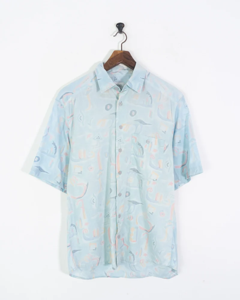 Camisa vintage 90s estampada L - Imagen 2