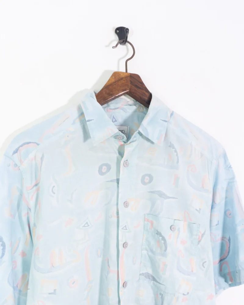 Camisa vintage 90s estampada L - Imagen 3
