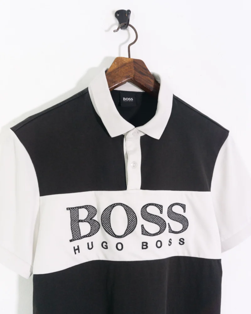 Polo Hugo Boss negro/blanco M - Imagen 3