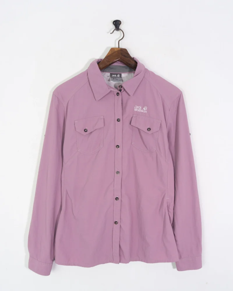 Camisa táctica de mujer Jack Wolfskin rosa L - Imagen 2