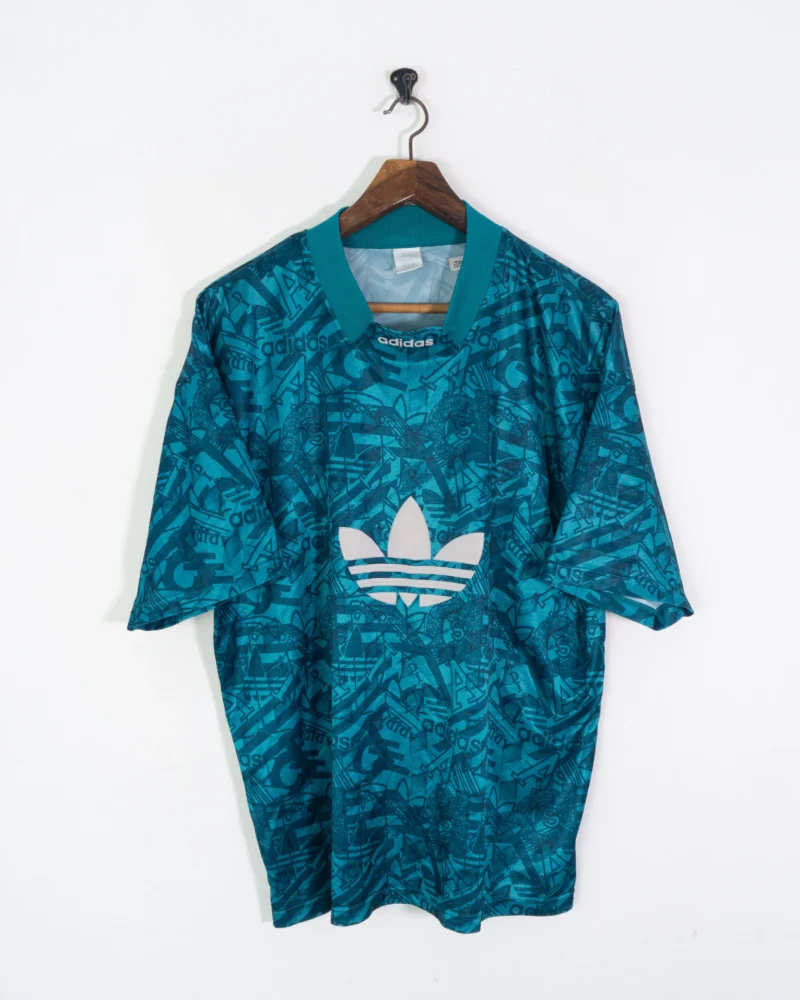 Camiseta deportiva Adidas vintage 00s verde XL - Imagen 2