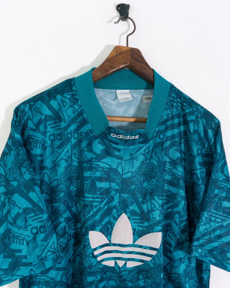 Camiseta deportiva Adidas vintage 00s verde XL - Imagen 3