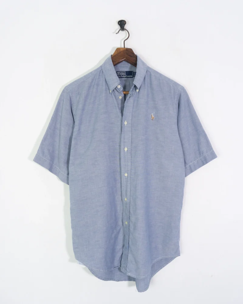 Camisa Ralph Lauren vintage 00s azul claro L - Imagen 2