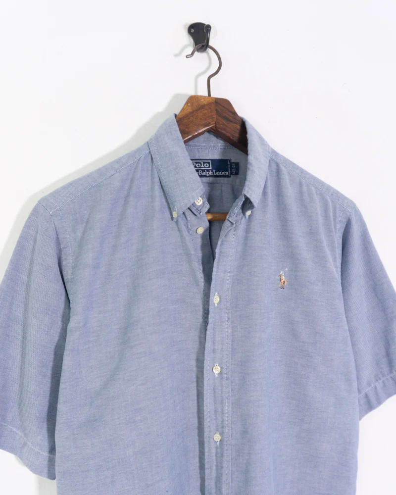 Camisa Ralph Lauren vintage 00s azul claro L - Imagen 3
