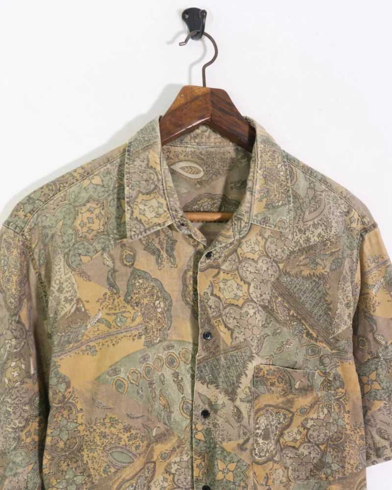 Camisa estampada vintage 90s L - Imagen 3