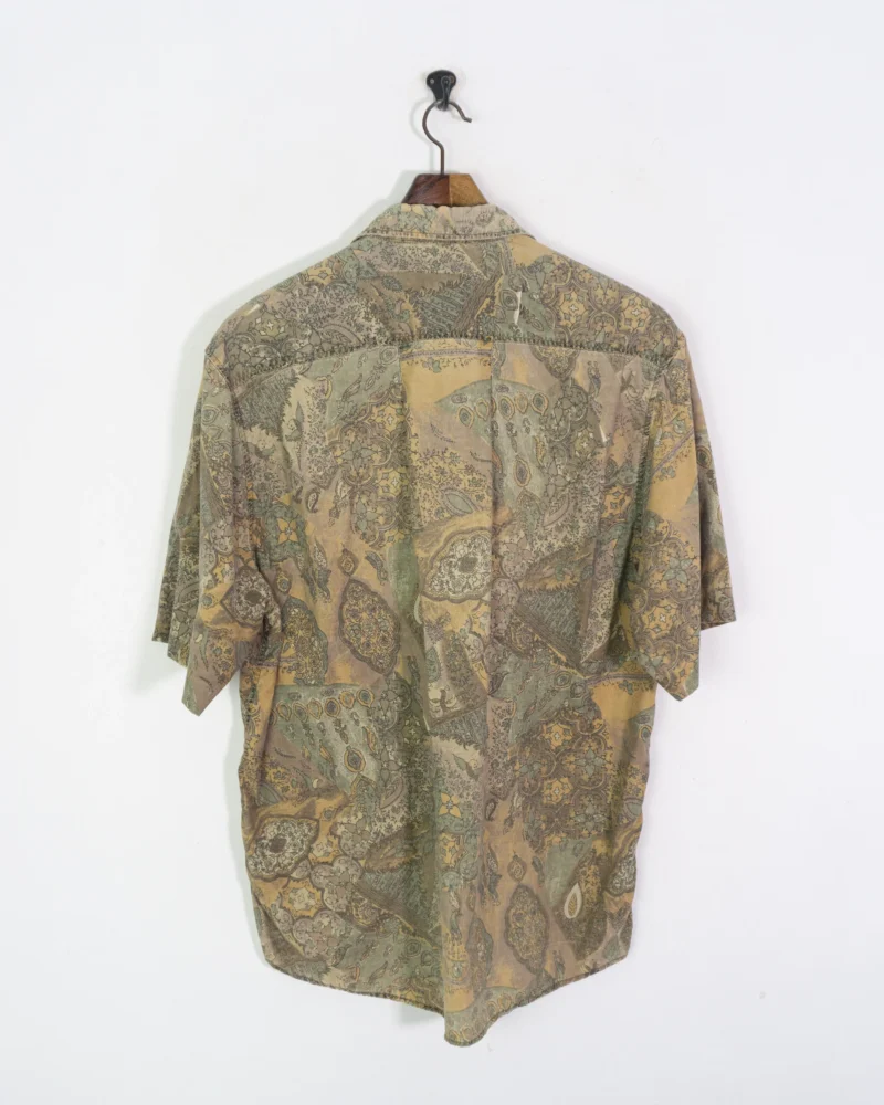 Camisa estampada vintage 90s L - Imagen 4